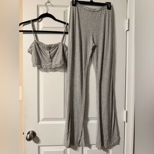 Savage X Fenty Gray Women's Pajama Set